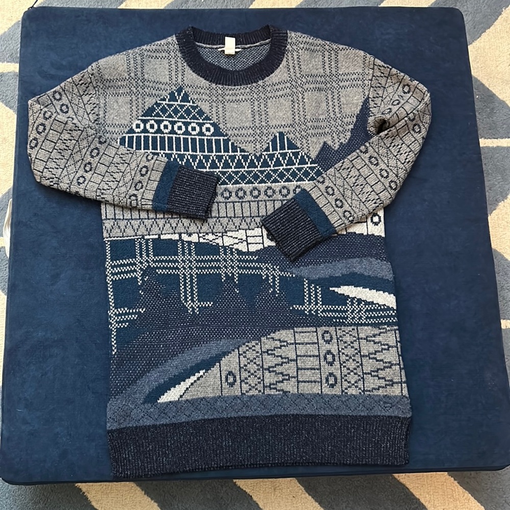 Woolrich Fallscape Oversized Lambswool Sweater